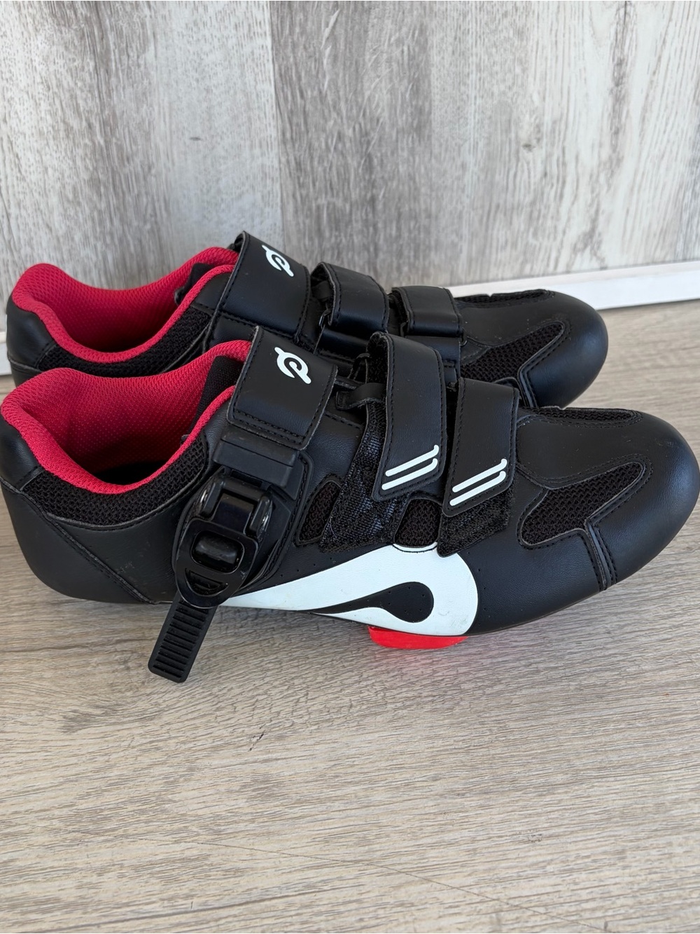 PELOTON Cycling Shoes Women's Size 42 US 7 EU 38 White Black pink